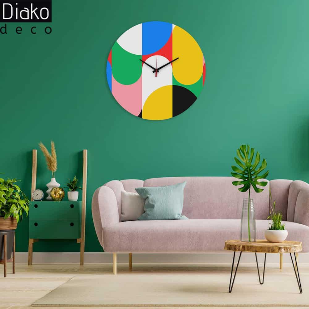 عکس محصول ساعت دیواری مدرن طرح  کد DK-16