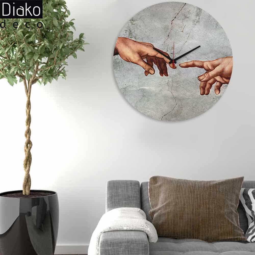 عکس محصول ساعت دیواری مدرن طرح  کد DK-18