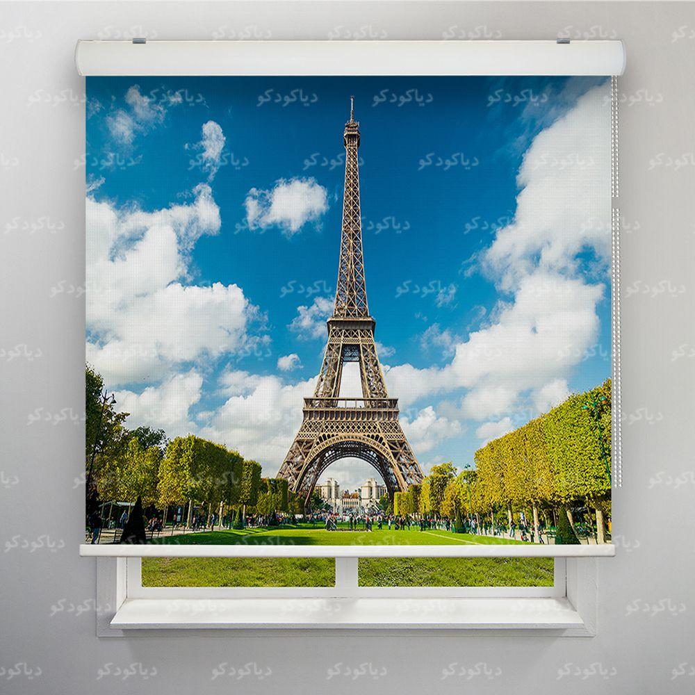 عکس محصول پرده شید طرح شهر پاریس برج ایفل کد CIT-11