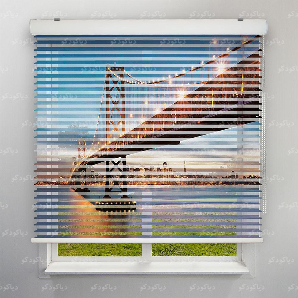 عکس محصول پرده سیلوئت طرح شهر پل سانفرانسیسکو کد CIT-08
