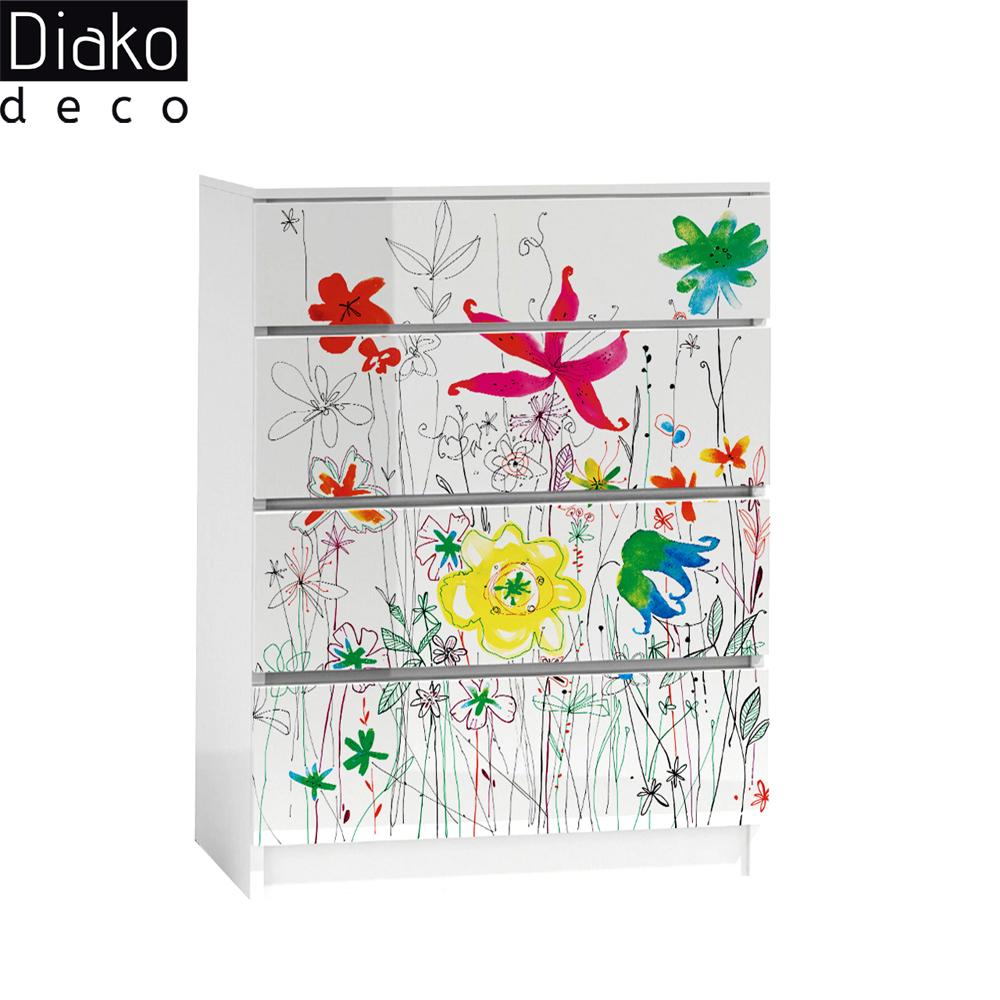 دراور مدل ایکیا طرح فلاورز