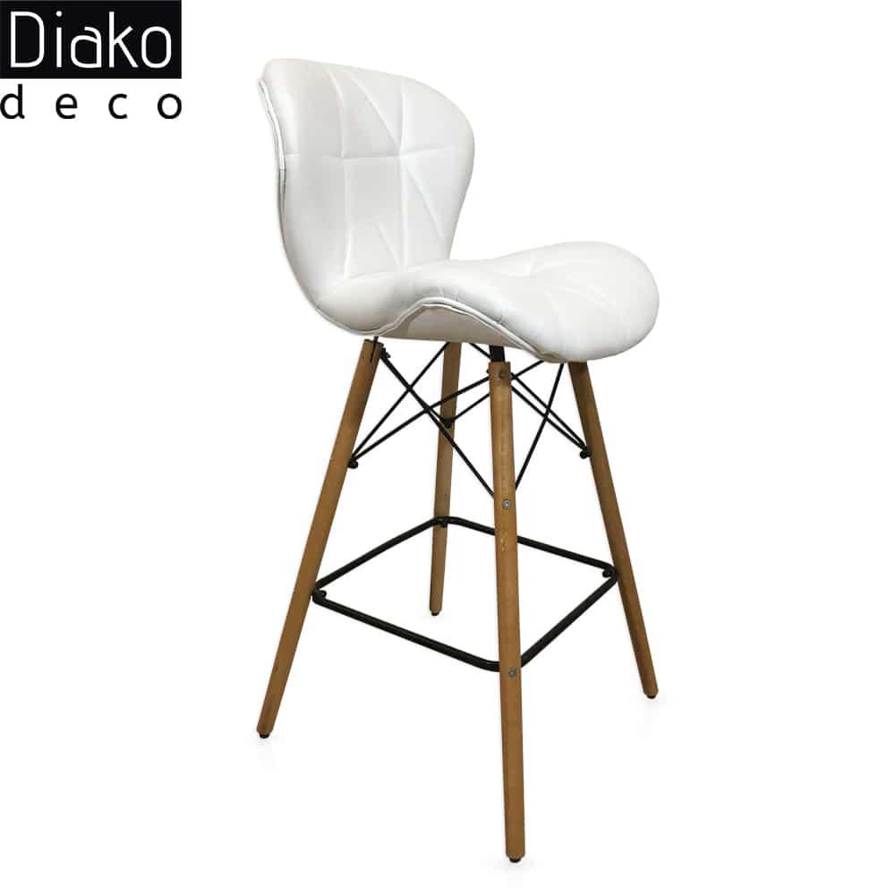 عکس محصول صندلی مدرن اوپنی پایه ایفلی مدل زین اسبی چرمی