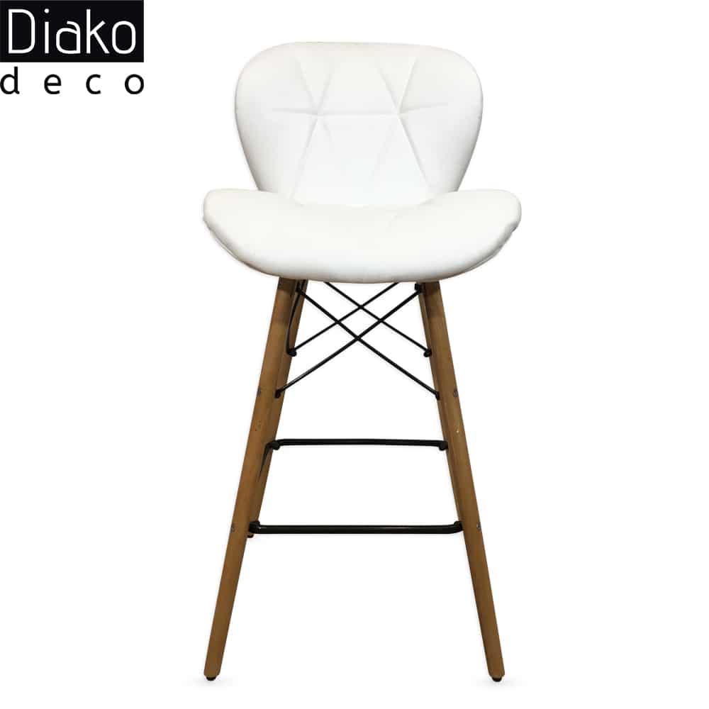 عکس محصول صندلی مدرن اوپنی پایه ایفلی مدل زین اسبی چرمی