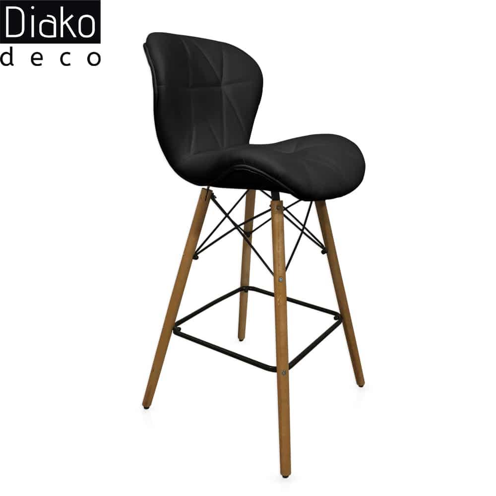 عکس محصول صندلی مدرن اوپنی پایه ایفلی مدل زین اسبی چرمی