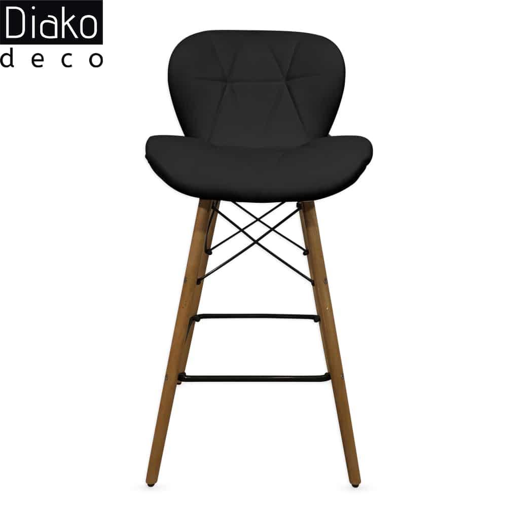 عکس محصول صندلی مدرن اوپنی پایه ایفلی مدل زین اسبی چرمی