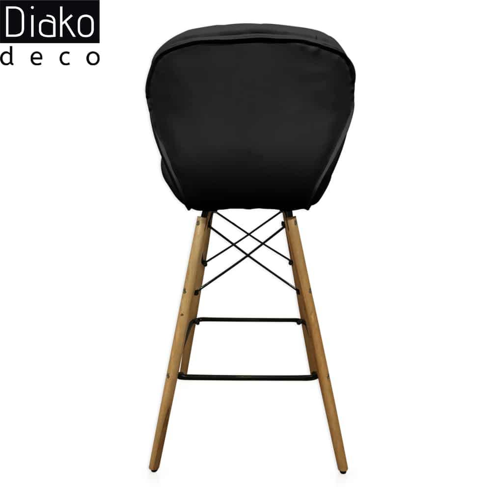 عکس محصول صندلی مدرن اوپنی پایه ایفلی مدل زین اسبی چرمی