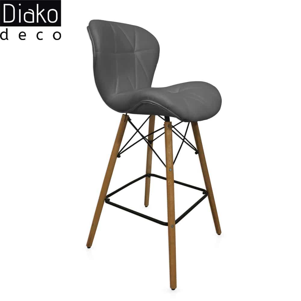 عکس محصول صندلی مدرن اوپنی پایه ایفلی مدل زین اسبی چرمی