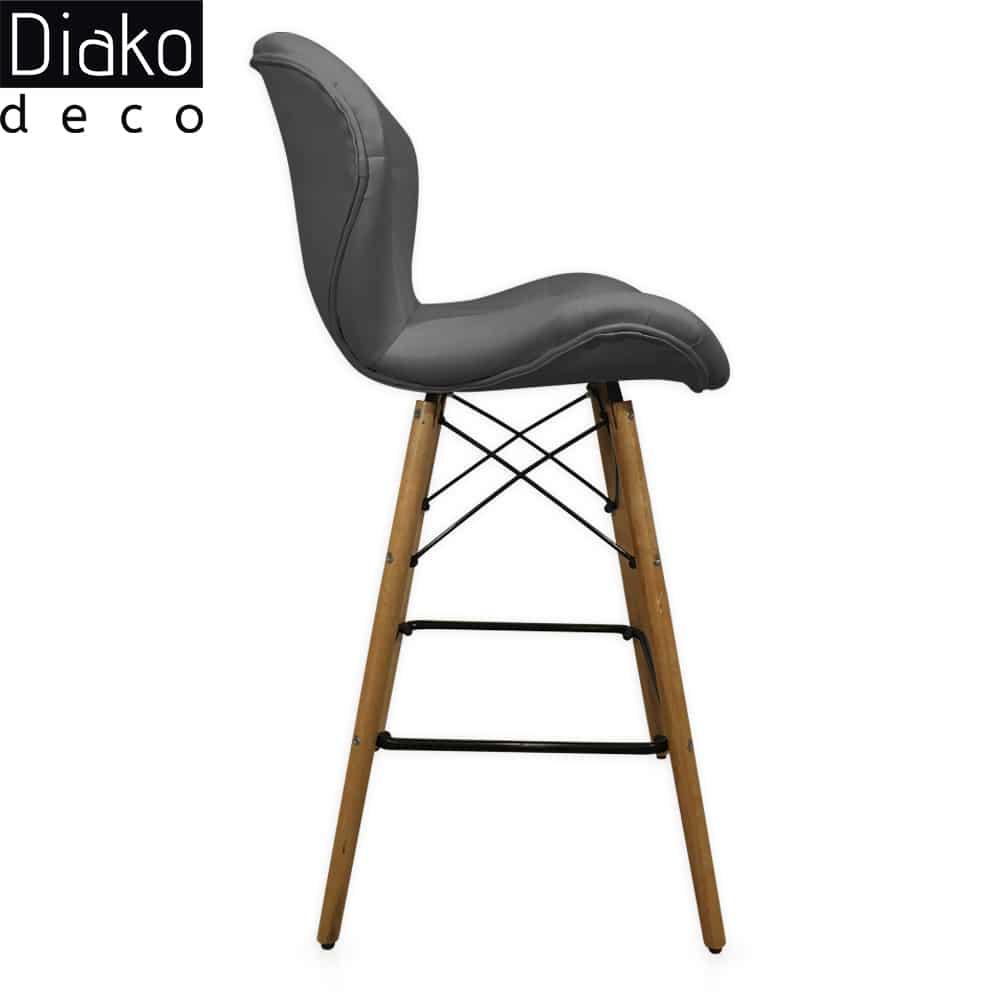 عکس محصول صندلی مدرن اوپنی پایه ایفلی مدل زین اسبی چرمی