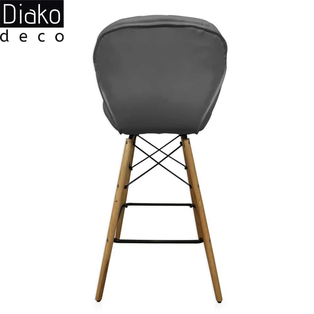 عکس محصول صندلی مدرن اوپنی پایه ایفلی مدل زین اسبی چرمی