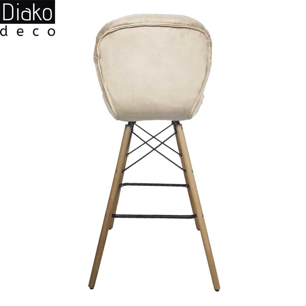 عکس محصول صندلی مدرن اوپنی پایه ایفلی مدل زین اسبی پارچه ای