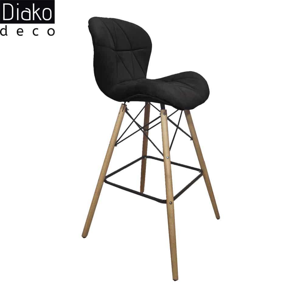 عکس محصول صندلی مدرن اوپنی پایه ایفلی مدل زین اسبی پارچه ای