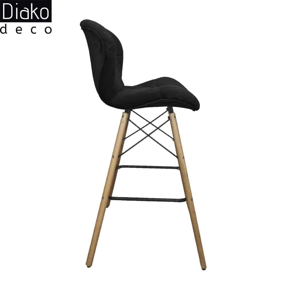 عکس محصول صندلی مدرن اوپنی پایه ایفلی مدل زین اسبی پارچه ای