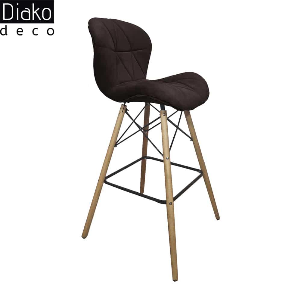 عکس محصول صندلی مدرن اوپنی پایه ایفلی مدل زین اسبی پارچه ای