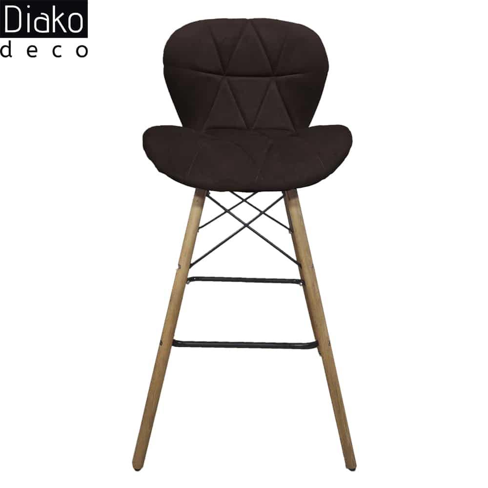 عکس محصول صندلی مدرن اوپنی پایه ایفلی مدل زین اسبی پارچه ای