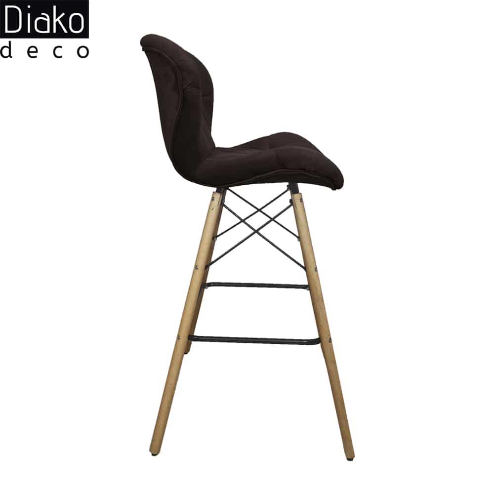 عکس محصول صندلی مدرن اوپنی پایه ایفلی مدل زین اسبی پارچه ای