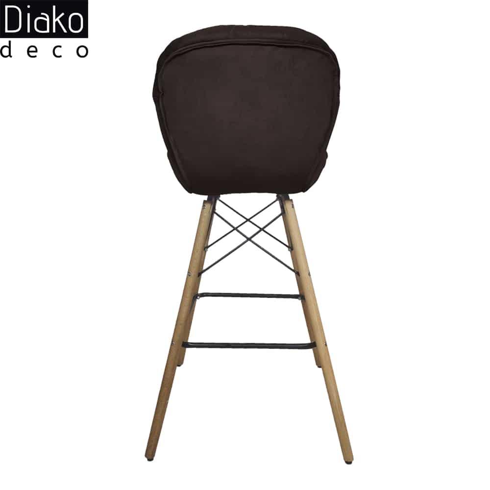 عکس محصول صندلی مدرن اوپنی پایه ایفلی مدل زین اسبی پارچه ای