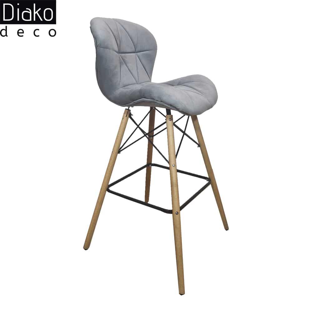 عکس محصول صندلی مدرن اوپنی پایه ایفلی مدل زین اسبی پارچه ای