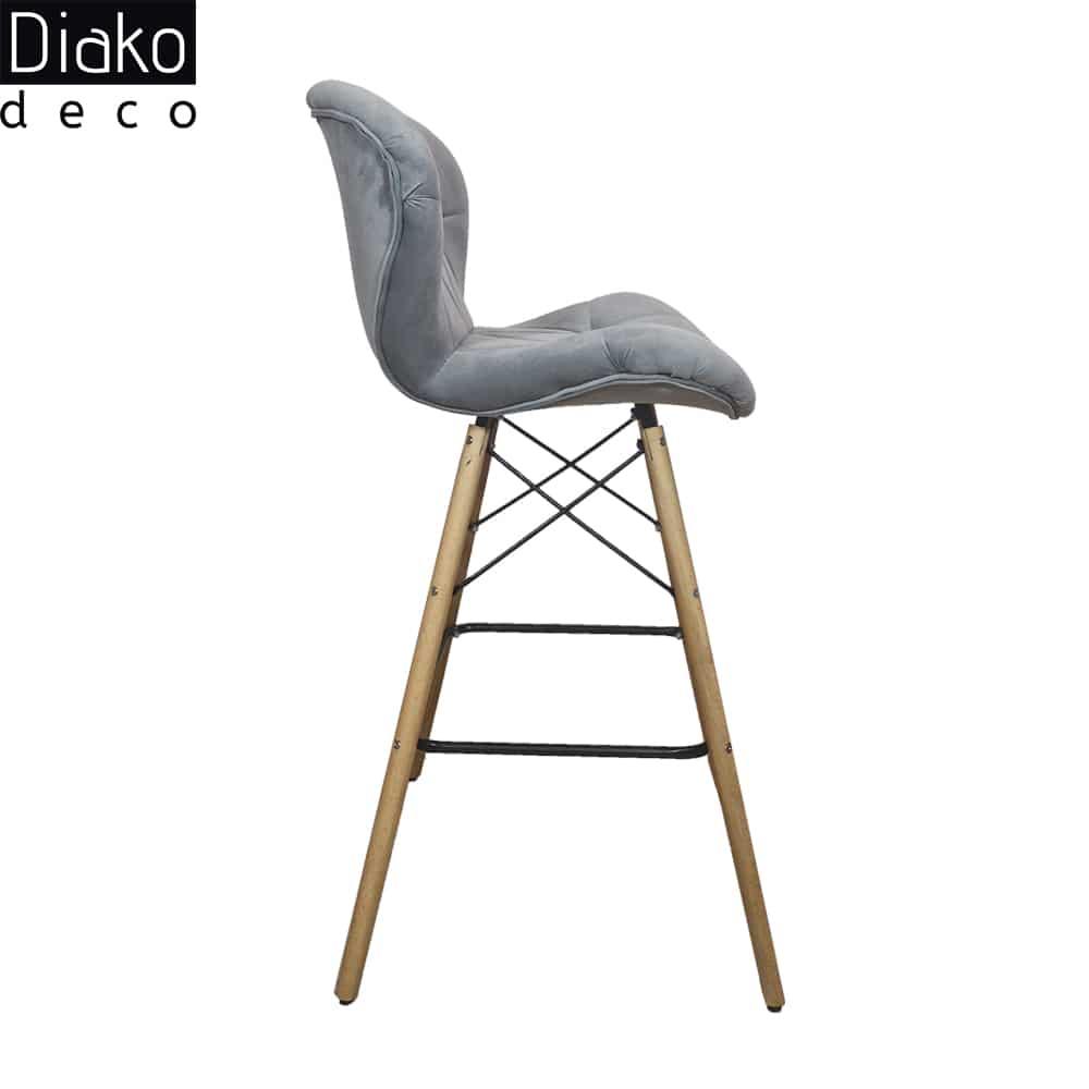 عکس محصول صندلی مدرن اوپنی پایه ایفلی مدل زین اسبی پارچه ای