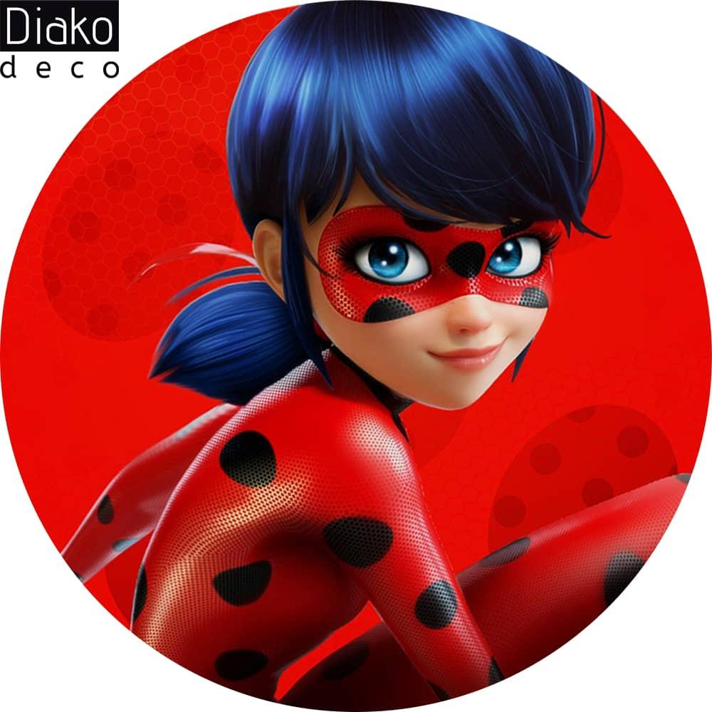 عکس محصول میز مدرن کودک مدل پایه چوبی طرح دختر کفشدوزکی کد DT-10