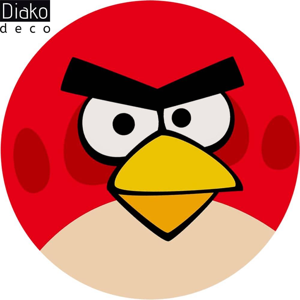 عکس محصول میز مدرن کودک مدل پایه چوبی طرح انگری برد کد DT-14