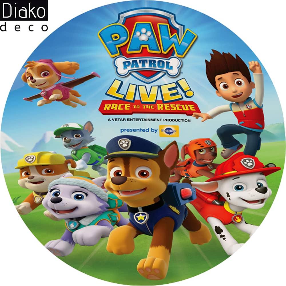 عکس محصول میز مدرن کودک مدل پایه چوبی طرح سگهای نگهبان کد DT-15