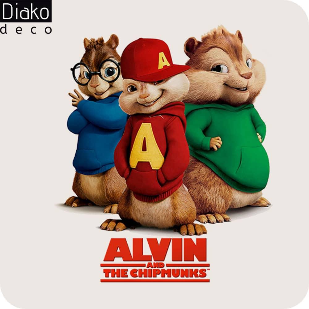 عکس محصول میز مدرن کودک مدل پایه چوبی طرح آلوین و دوستان کد DT-16