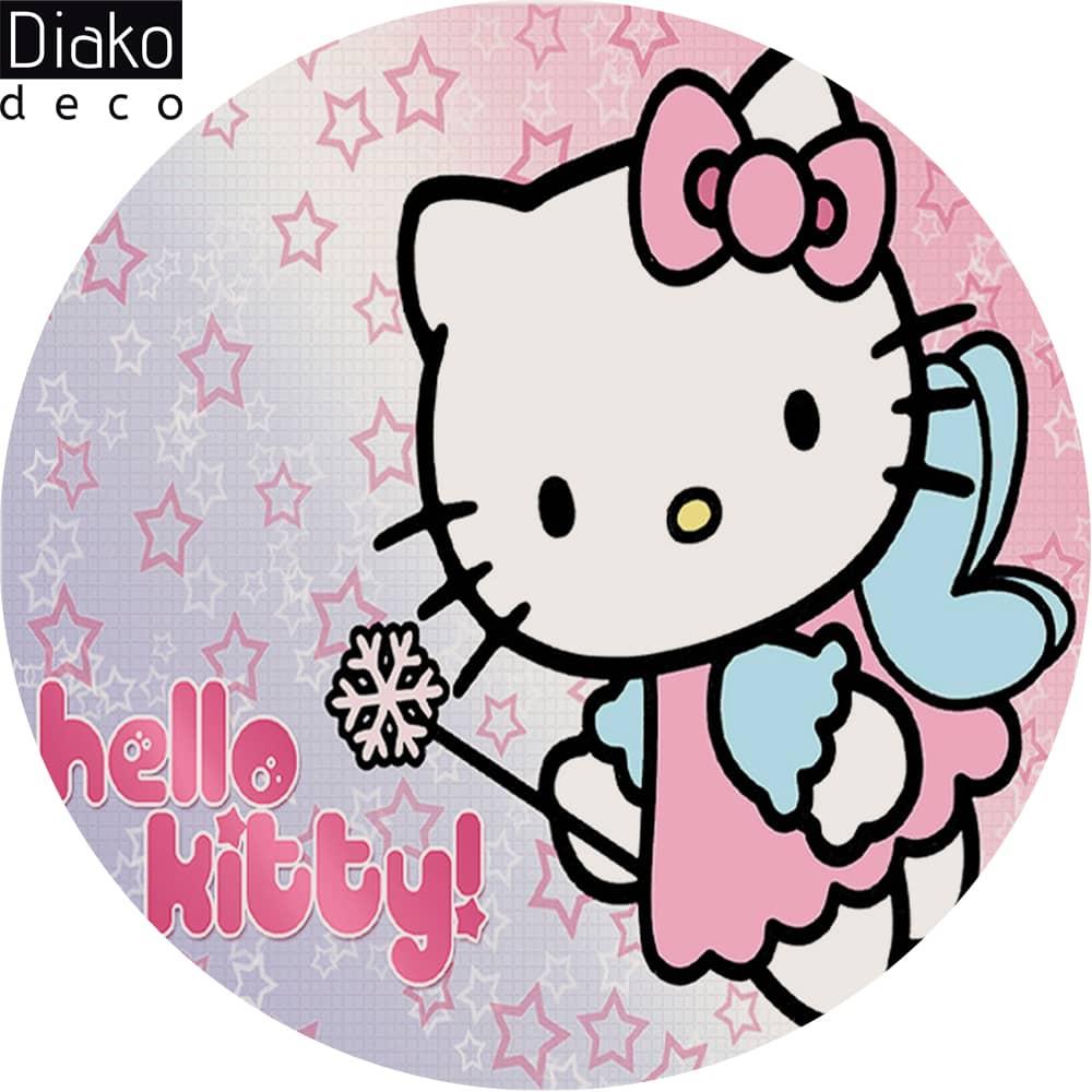 عکس محصول میز مدرن کودک مدل پایه چوبی طرح لیتل کیتی کد DT-20