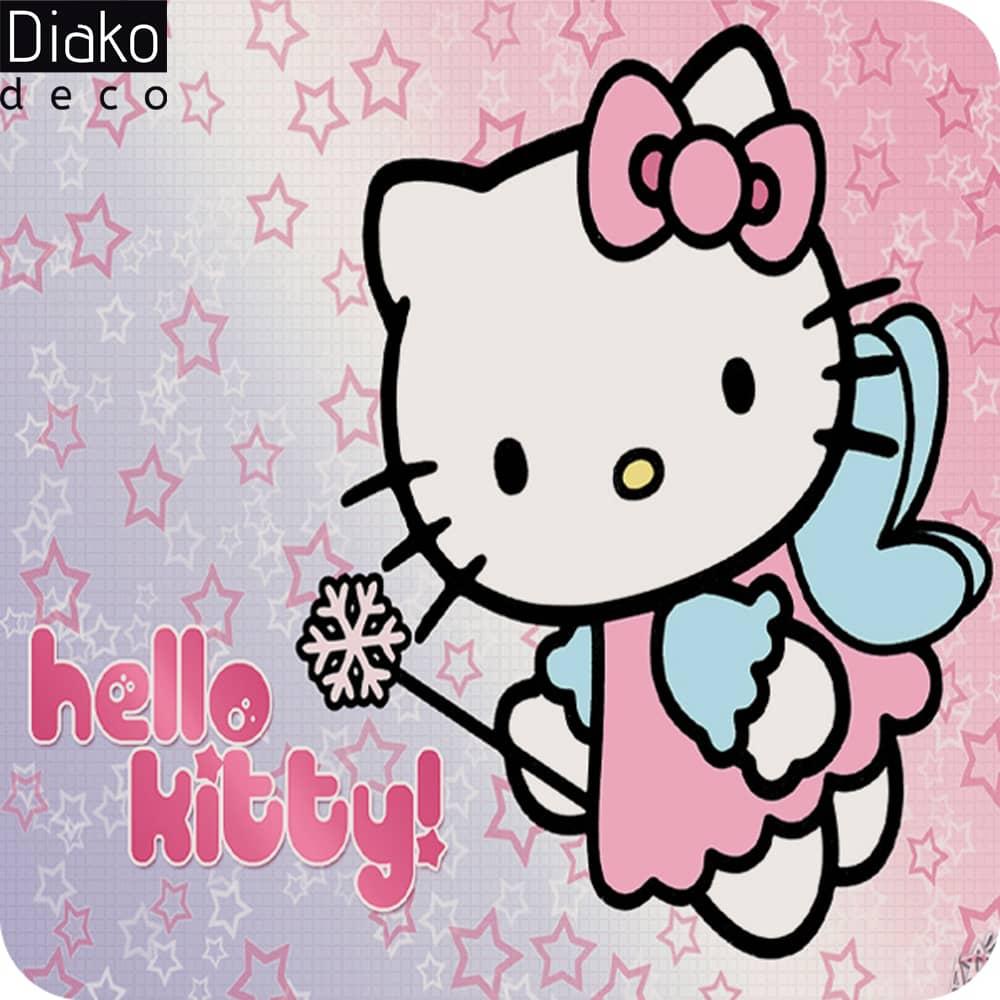 عکس محصول میز مدرن کودک مدل پایه چوبی طرح لیتل کیتی کد DT-20