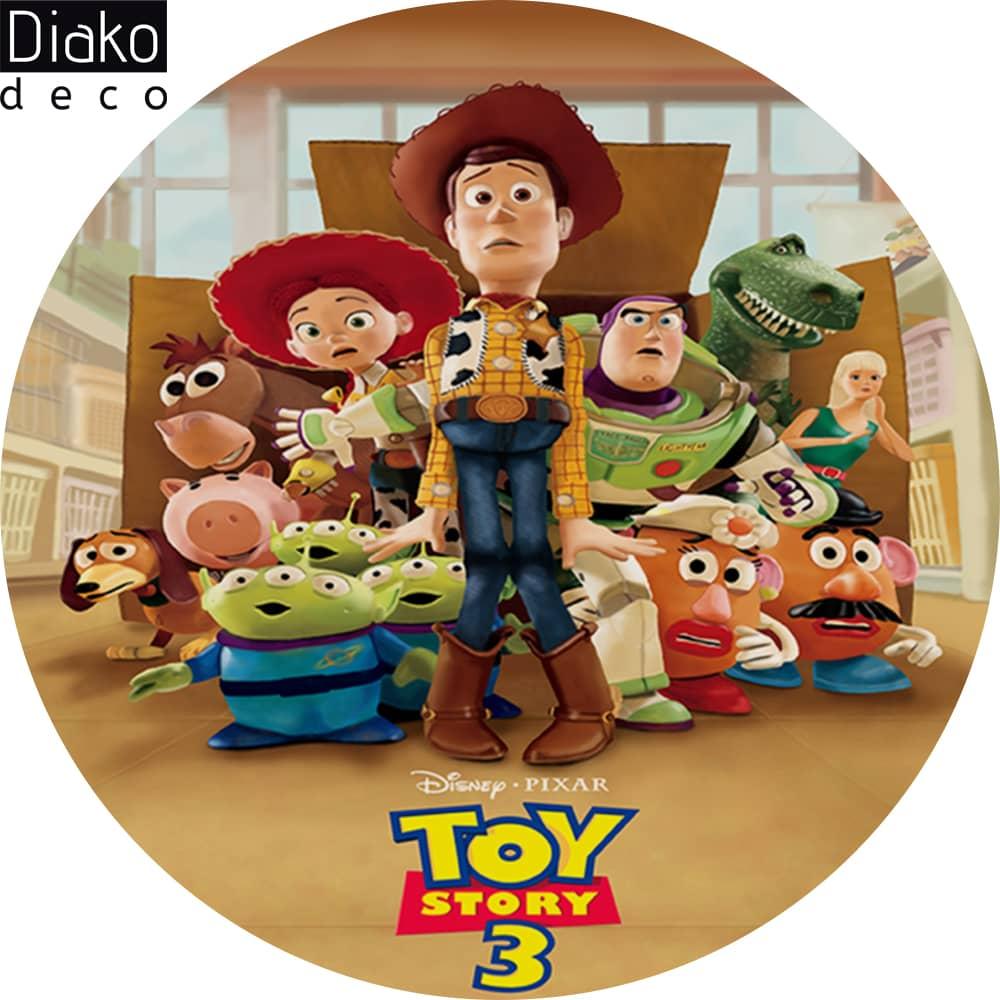 عکس محصول میز مدرن کودک مدل پایه چوبی طرح  داستان اسباب بازی کد DT-21