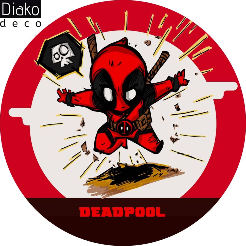 عکس محصول میز مدرن کودک مدل پایه چوبی طرح ددپول کد DT-05