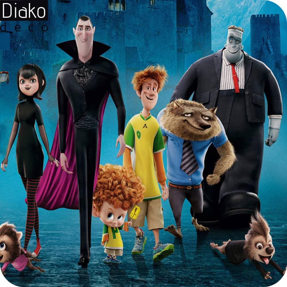 عکس محصول میز مدرن کودک مدل پایه چوبی طرح هتل ترانسلوانیا کد DT-09