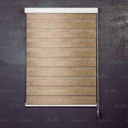 پرده زبرا طرح چوب رنگ قهوه ای روشن کد SND-06 | بیشتر بخوانید پرده زبرا طرح چوب رنگ قهوه ای روشن کد SND-06