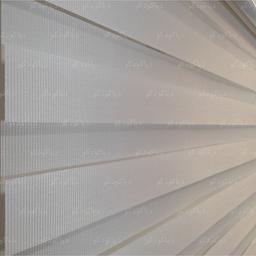 Image of پرده زبرا ساده رنگ سفید کد SND-01