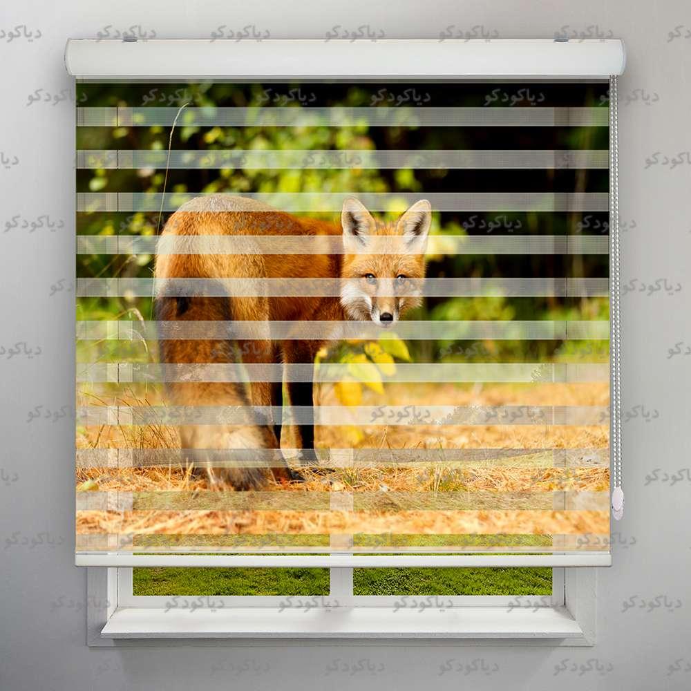 پرده زبرا طرح روباه   کد ANM-11 پرده زبرا طرح روباه   کد ANM-11