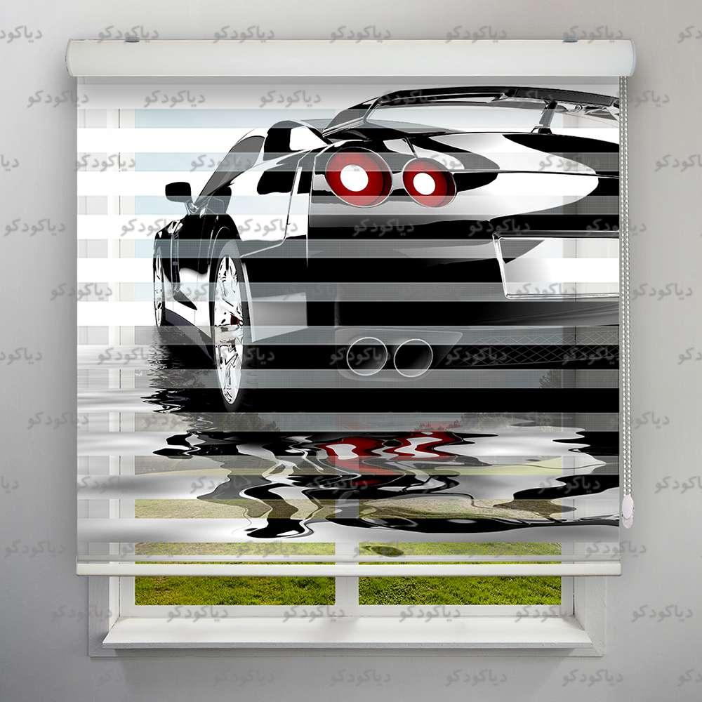 پرده زبرا طرح ماشین اسپرت کد CAR-02 پرده زبرا طرح ماشین اسپرت کد CAR-02