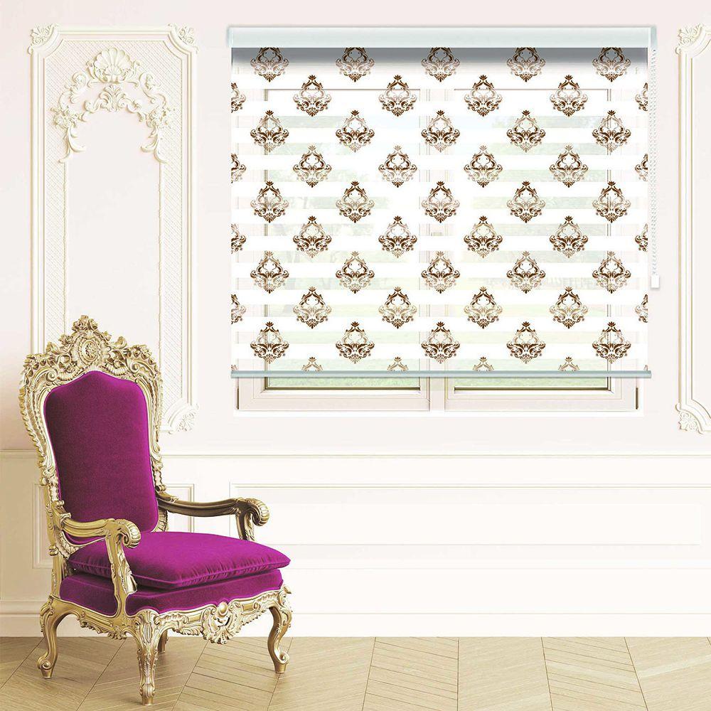 پرده زبرا طرح داماساک کد TO-1 پرده زبرا طرح داماساک کد TO-1