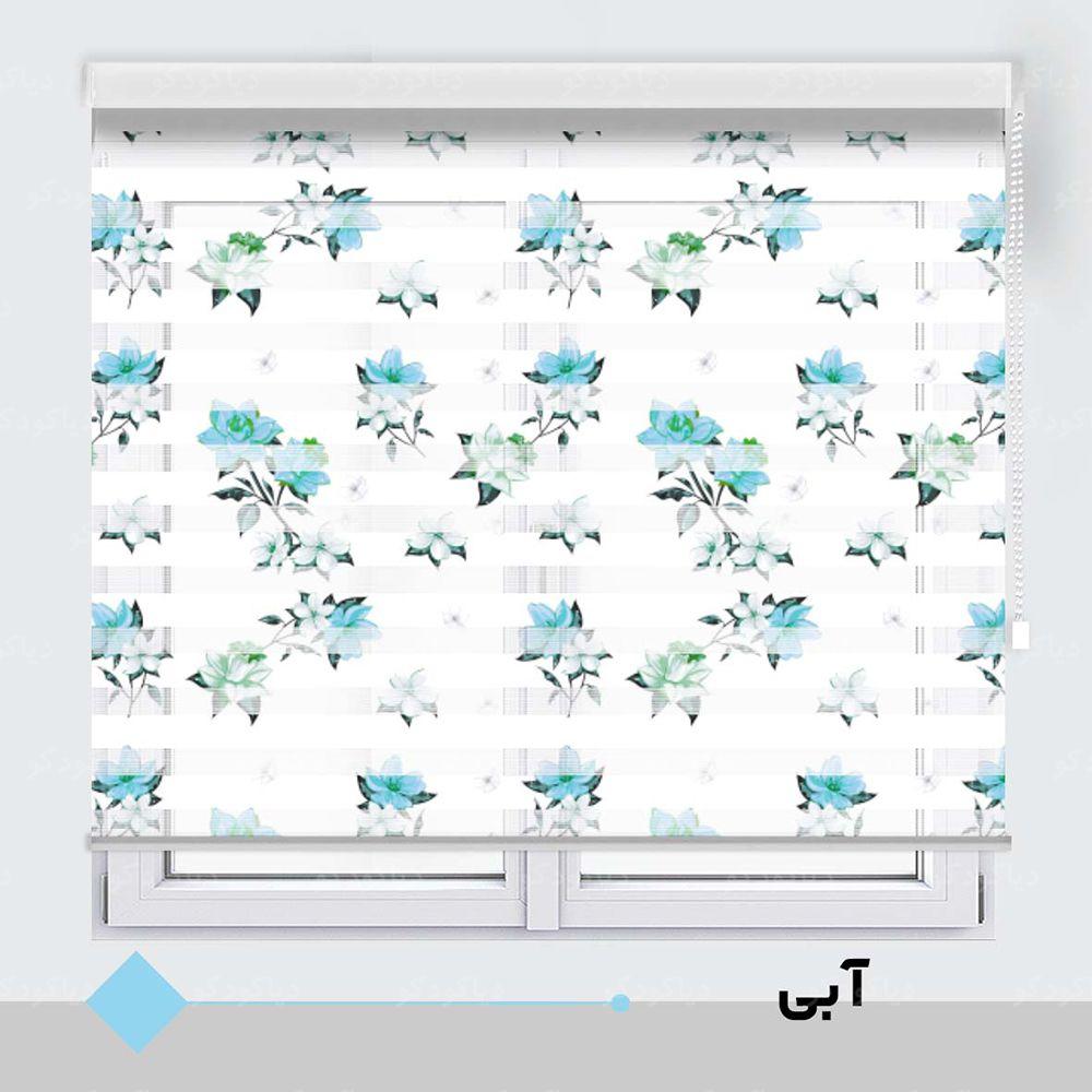 پرده زبرا طرح گل کد TO-5 پرده زبرا طرح گل کد TO-5