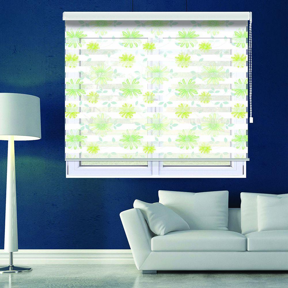 پرده زبرا طرح گل کد TO-6 پرده زبرا طرح گل کد TO-6