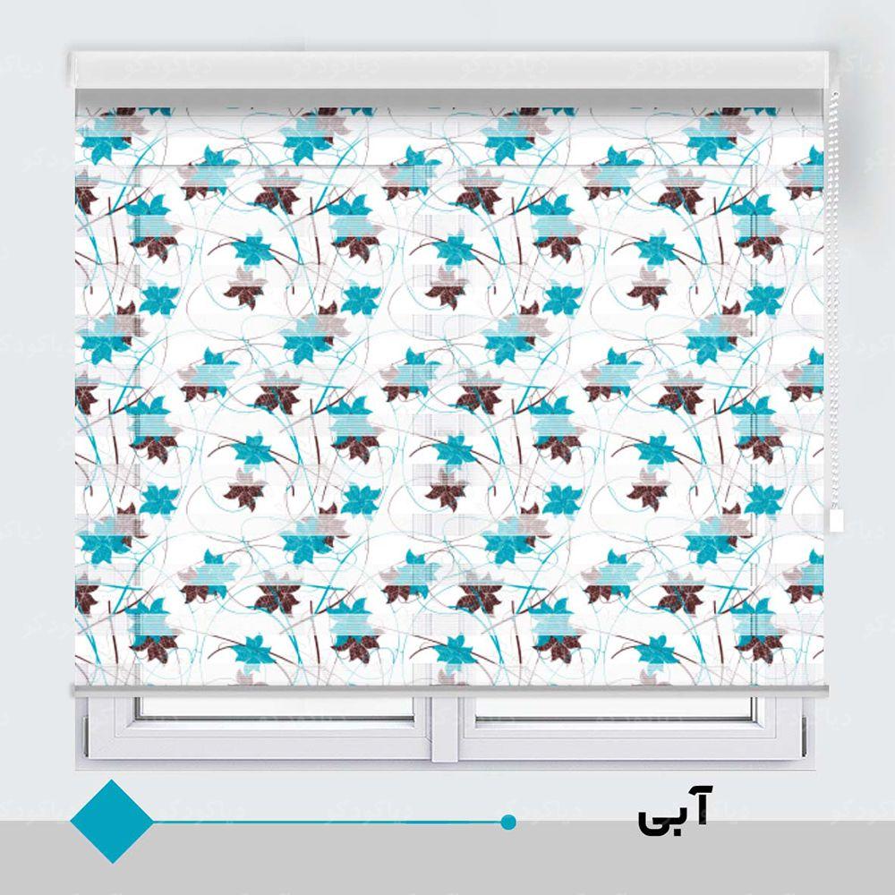 عکس محصول پرده زبرا طرح برگ کد TO-9