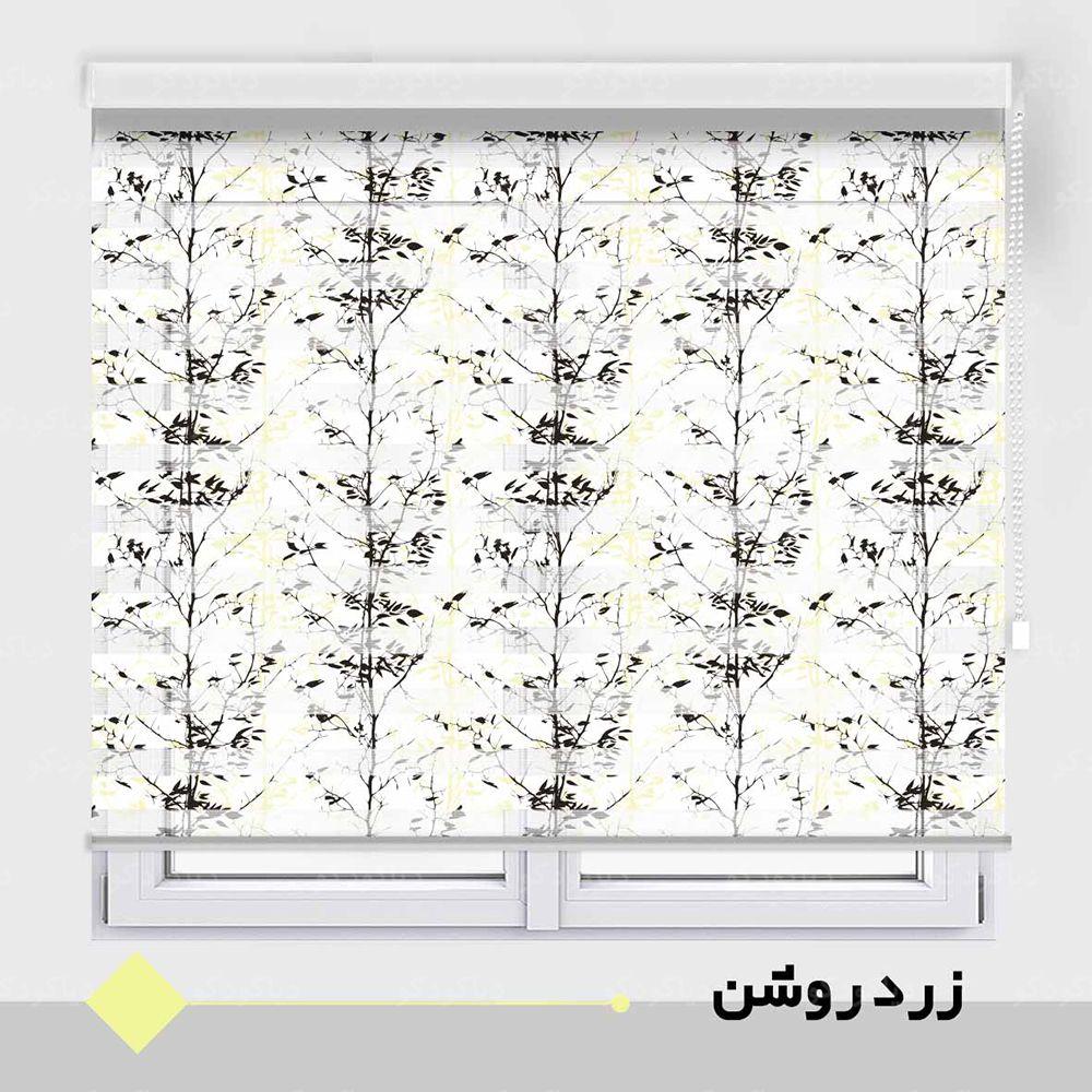 عکس محصول پرده زبرا طرح شاخه درخت کد TO-11