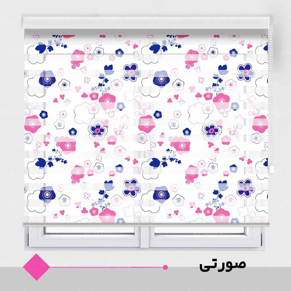 عکس محصول پرده زبرا طرح انتزاعی کد TO-14