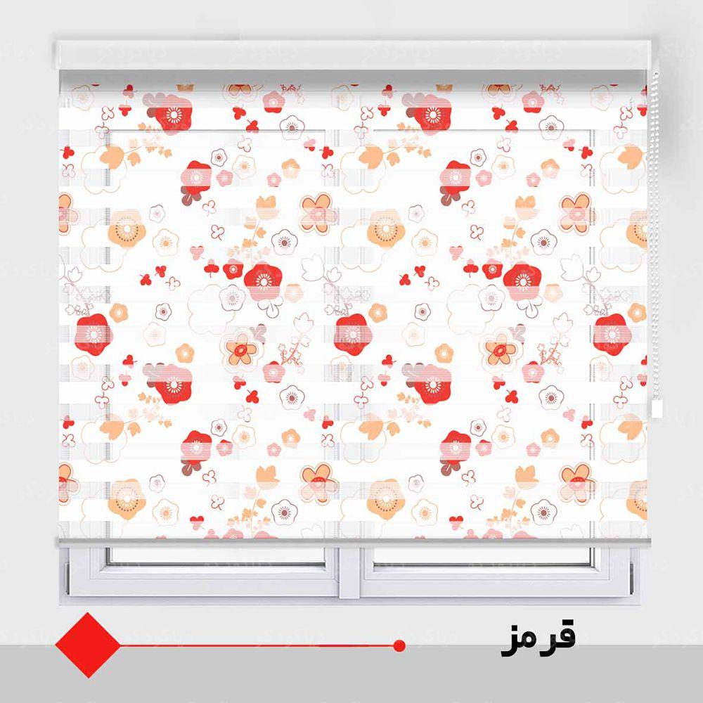 عکس محصول پرده زبرا طرح انتزاعی کد TO-14