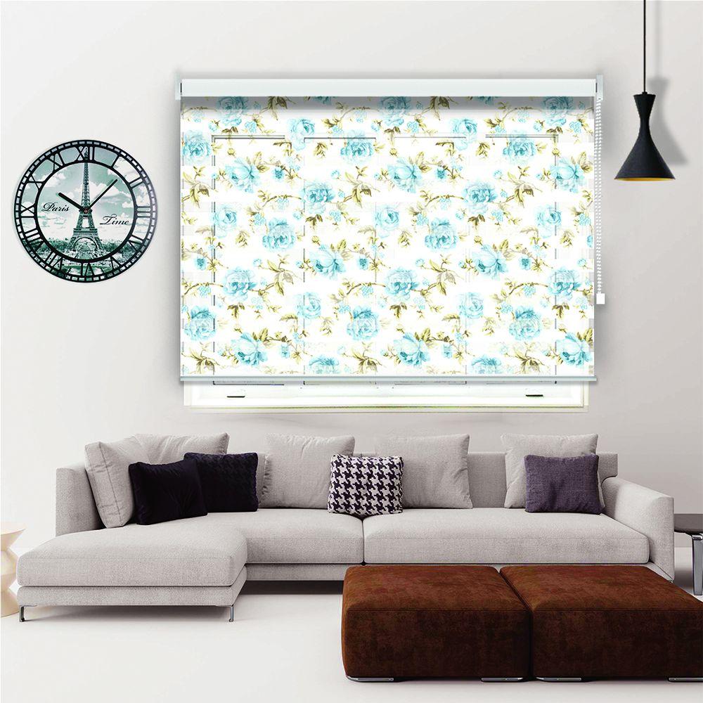 پرده زبرا طرح گل رز کد TO-15 پرده زبرا طرح گل رز کد TO-15