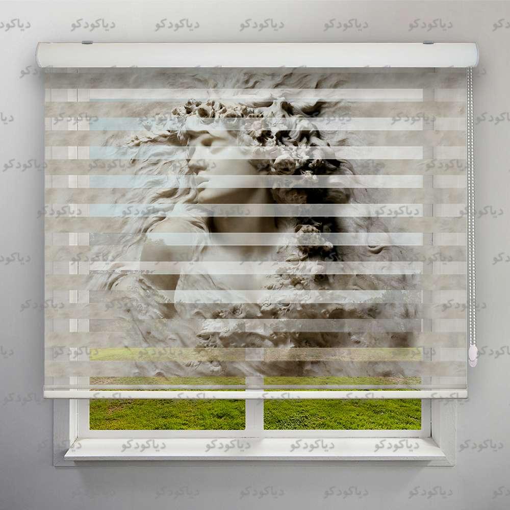 پرده زبرا طرح سه بعدی فرشته سنگی کد TRD-16 پرده زبرا طرح سه بعدی فرشته سنگی کد TRD-16