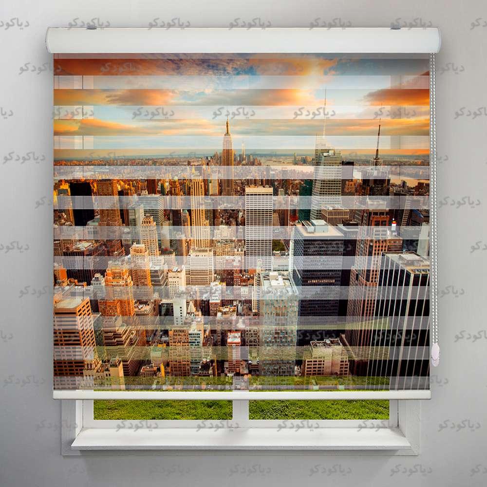 پرده زبرا طرح شهر نیویورک کد CIT-06 پرده زبرا طرح شهر نیویورک کد CIT-06