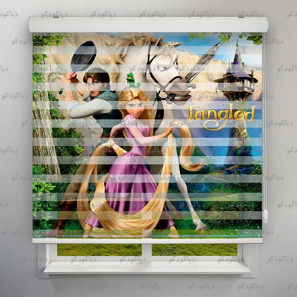 پرده زبرا طرح کودک راپانزل کد KDS-14 پرده زبرا طرح کودک راپانزل کد KDS-14