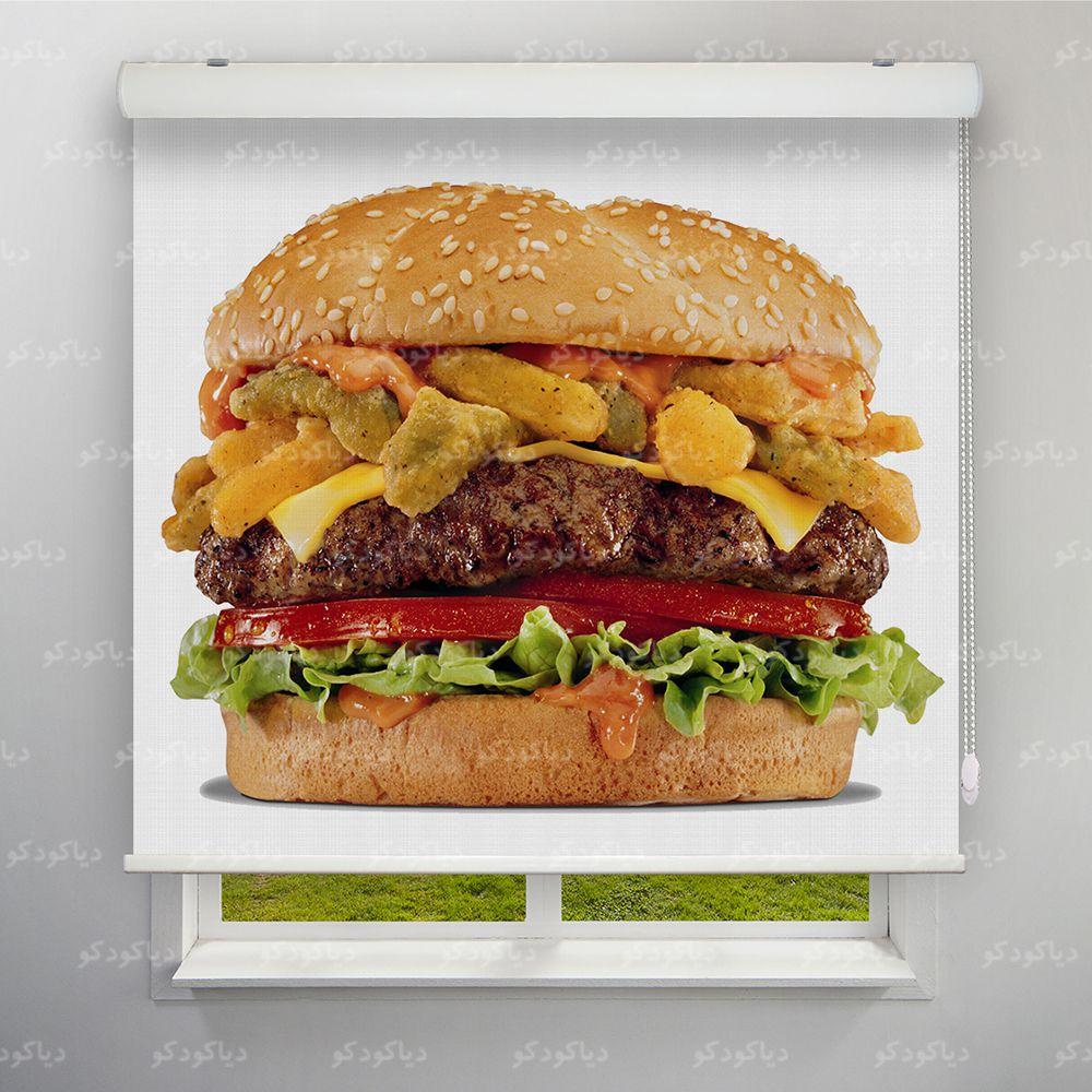 عکس محصول پرده شید طرح فست فود کد FOD-01