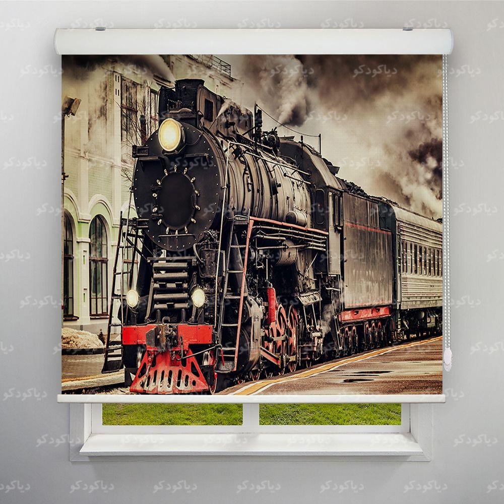 عکس محصول پرده شید طرح لوکوموتیو کد CAR-10