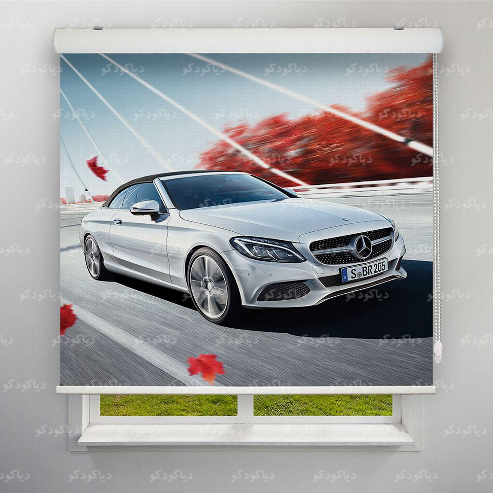 عکس محصول پرده شید طرح ماشین مرسدس بنز کد CAR-13