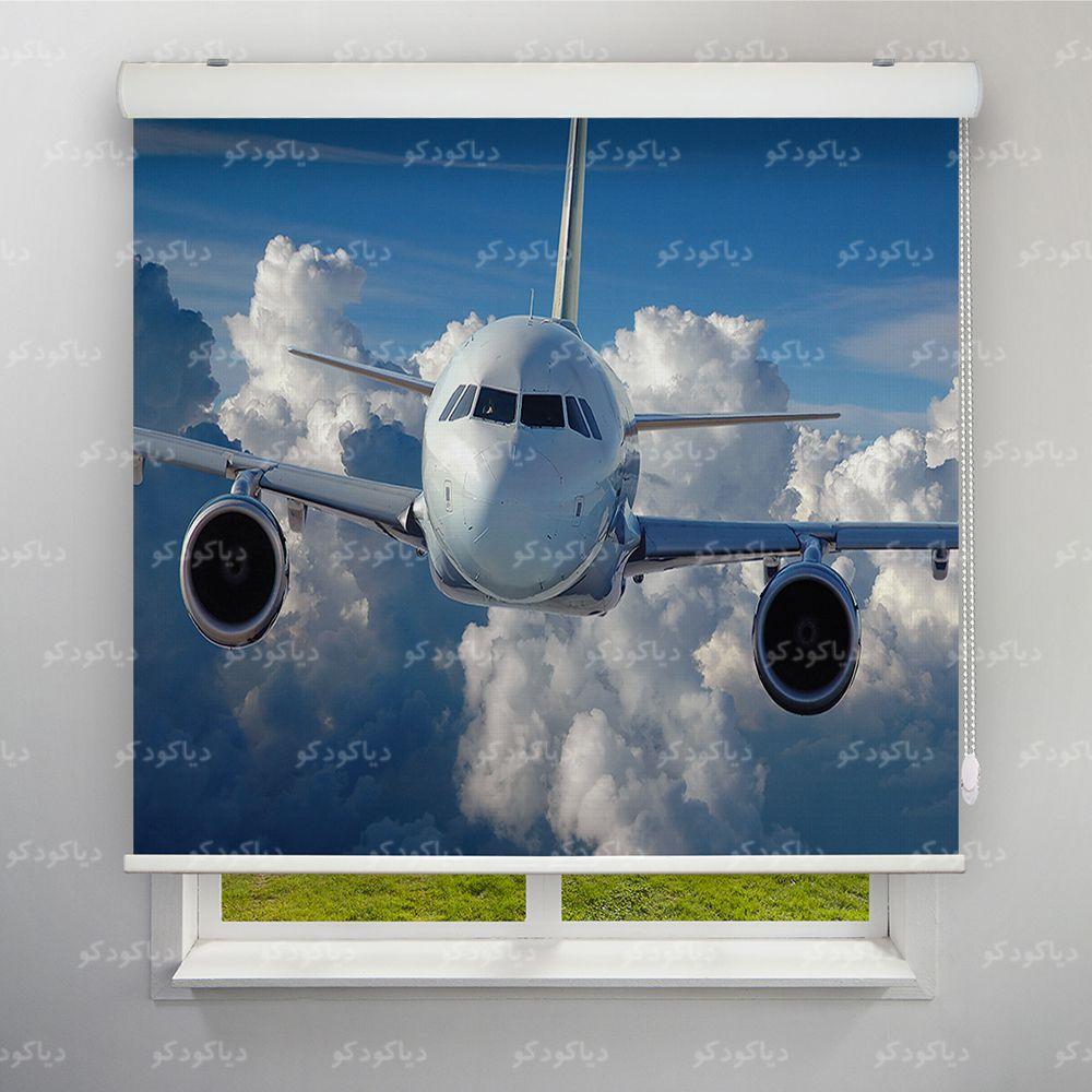 عکس محصول پرده شید طرح هواپیما کد CAR-09